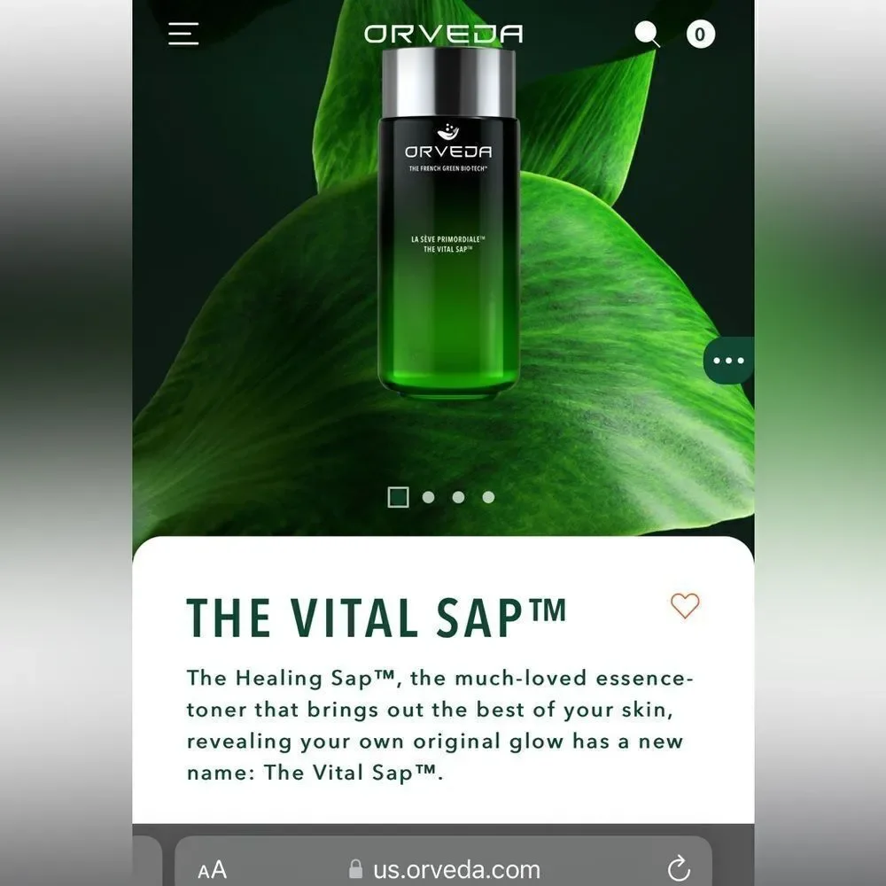 ORVEDA The Healing Sap Serum 20ml Mini Brand New